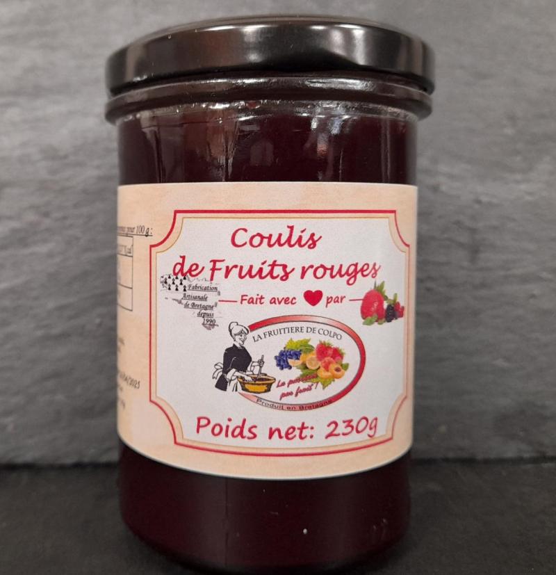 coulis fruits rouges