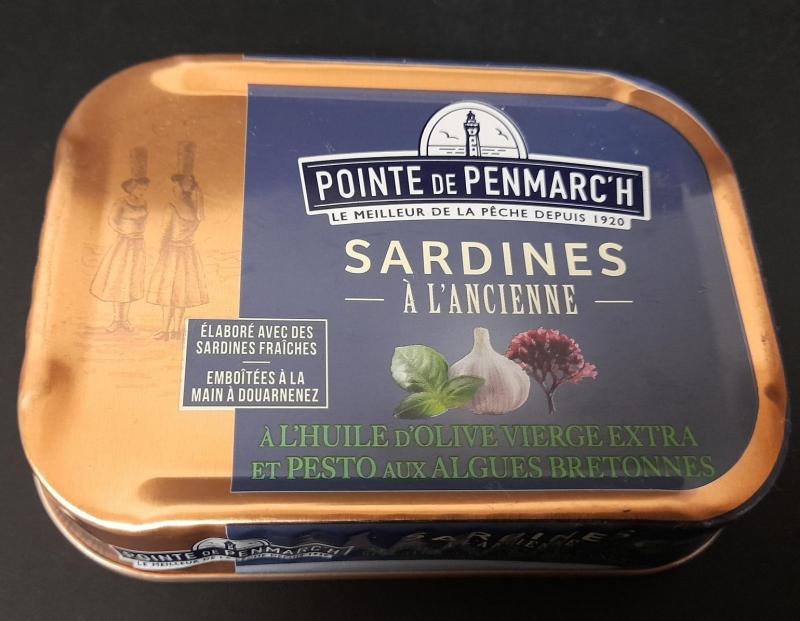 SARDINES A L'ANCIENNE AU PESTO ET AUX ALGUES